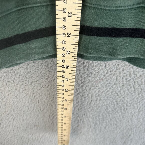 Empyre Skateboard Varsity Crewneck Sweatshirt Size L Skate Grunge Faded Green - Picture 5 of 6